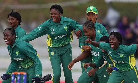 ஜூனியர் மகளிர் டி20 உலகக் கோப்பை: நியூசிலாந்தை வீழ்த்தி வரலாற்று வெற்றி பெற்ற நைஜீரியா