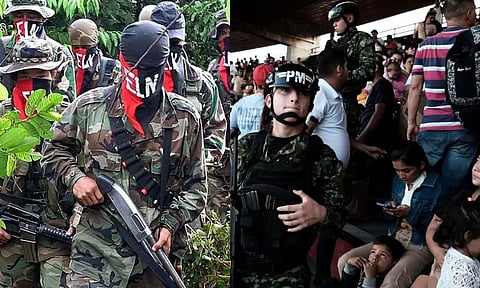 கொலம்பியாவில் கொரில்லா வன்முறை: கிளர்ச்சியாளர்கள் நடத்திய தாக்குதலில் 80 பேர் பலி