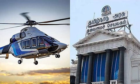 சொந்தமாக விமானம், ஹெலிகாப்டர் வாங்கும் திட்டம் இல்லை- தமிழக அரசு