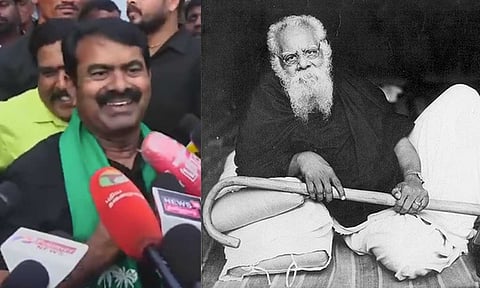 அத விடுங்க.. ஈரோட்டில் பெரியாரை பற்றி பேசி வாக்கு கேளுங்கள்- திமுகவுக்கு சீமான் சவால்