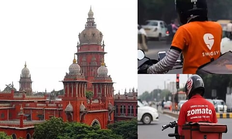 வீடுகளுக்கு உணவு டெலிவரி செய்பவர்களை கண்காணிக்கக் கோரி கோர்ட்டில் மனு- டி.ஜி.பி. பதில் அளிக்க உத்தரவு