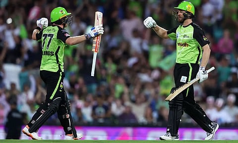 பிக்பாஷ் லீக் தொடர்: முதல் முறையாக இறுதிப்போட்டிக்கு முன்னேறியது சிட்னி தண்டர்