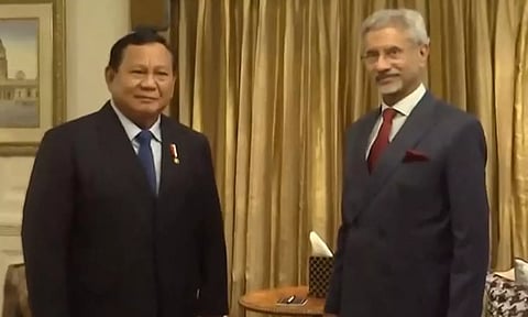 இந்தோனேசிய அதிபருடன் வெளியுறவு மந்திரி ஜெய்சங்கர் சந்திப்பு