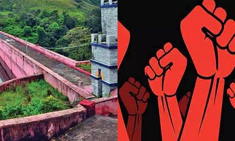 முல்லைப்பெரியாறு அணை கண்காணிப்புக்குழுவில் கேரள பிரதிநிதிகள் நியமனத்தை கண்டித்து விவசாயிகள் போராட்டம்