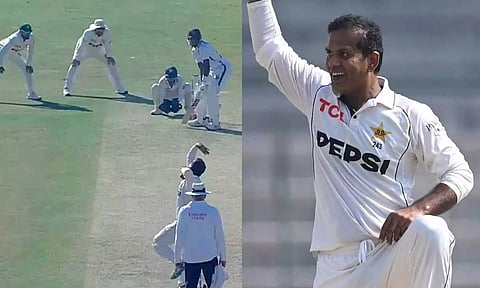 வீடியோ: டெஸ்ட் கிரிக்கெட் வரலாற்றில் முதல் பாகிஸ்தான் வீரர்: நோமன் அலி சாதனை