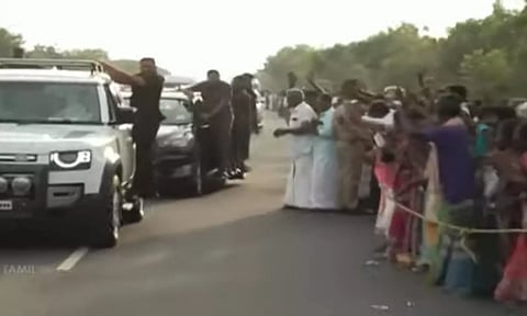 அரிட்டாபட்டிக்கு சென்ற முதலமைச்சர் மு.க.ஸ்டாலினுக்கு உற்சாக வரவேற்பு