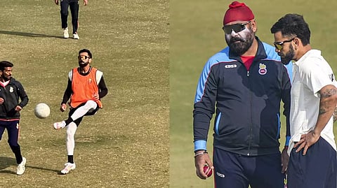 ரஞ்சி டிராபி: பதோனி தலைமையில் டெல்லி அணி.. தீவிர பயிற்சியில் விராட்- வைரலாகும் வீடியோ