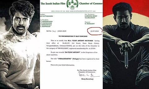 SK Vs VA - பராசக்தி Vs பராஷக்தி : சர்ச்சையைக் கிளப்பிய டைட்டில் போஸ்டர்கள்