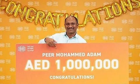 நெல்லையைச் சேர்ந்தவருக்கு துபாய் லாட்டரியில் ரூ.2¼ கோடி பரிசு