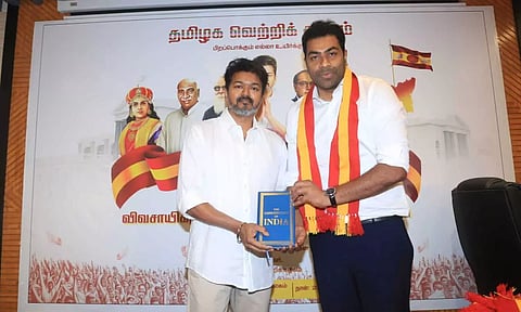 த.வெ.க. தலைவர் விஜய்க்கு நன்றி தெரிவித்து ஆதவ் அர்ஜுனா பதிவு