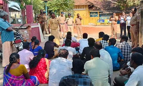 திருப்பரங்குன்றம் ஆர்ப்பாட்டத்திற்கு சென்ற இந்து அமைப்பினர் திண்டுக்கல்லில் அதிரடி கைது