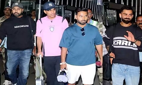 வீடியோ: இங்கிலாந்துக்கு எதிரான ஒருநாள் தொடர்: நாக்பூர் வந்தடைந்த இந்திய வீரர்கள்