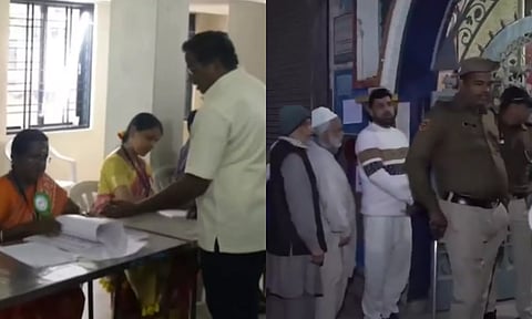 ஈரோடு கிழக்கு மற்றும் டெல்லி தேர்தல் வாக்குப்பதிவு