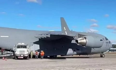 205 இந்திய சட்டவிரோத குடியேறிகள் நாடுகடத்தல்.. பஞ்சாபில் இறக்கிவிட்ட அமெரிக்க ராணுவ விமானம்