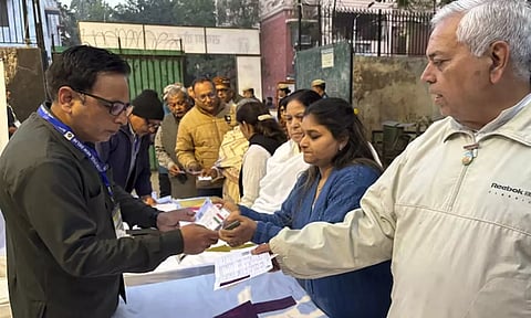 டெல்லி சட்டசபை தேர்தல்- 3 மணி நிலவரப்படி 46.55% வாக்குகள் பதிவு