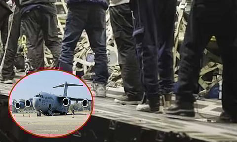 சாப்பிடும்போது கூட கைவிலங்கை கழட்டி விடவில்லை- அமெரிக்காவால் நாடுகடத்தப்பட்ட இந்தியர் வேதனை