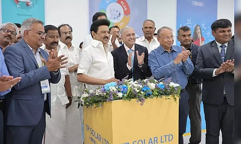 நெல்லையில் டாடாவின் சூரிய மின்கல உற்பத்தி ஆலையை திறந்து வைத்தார் முதலமைச்சர் மு.க.ஸ்டாலின்