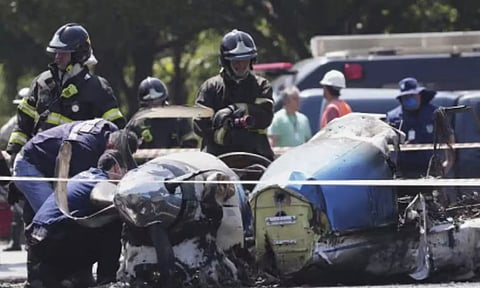 பிரேசிலில் சோகம்: சிறிய ரக விமானம் தரையில் மோதி 2 பேர் பலி