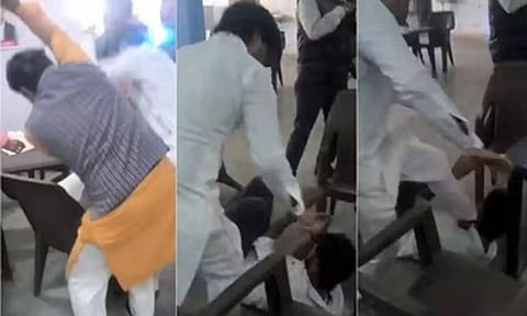 VIDEO: இந்து பெண்ணை திருமணம் செய்ய முயன்ற முஸ்லிம் இளைஞர் மீது தாக்குதல்