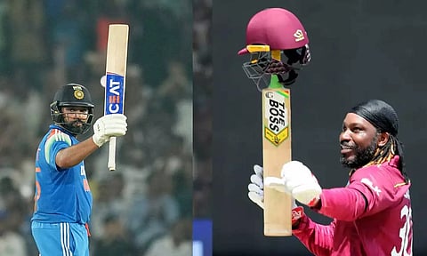 2வது ஒருநாள் போட்டியில் அதிரடி சதம்.. கெயிலின் சாதனையை முறியடித்த ரோகித்