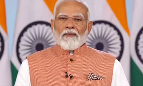 சூரிய மின் உற்பத்தியில் இந்தியா 3-வது இடம்: பிரதமர் மோடி பெருமிதம்