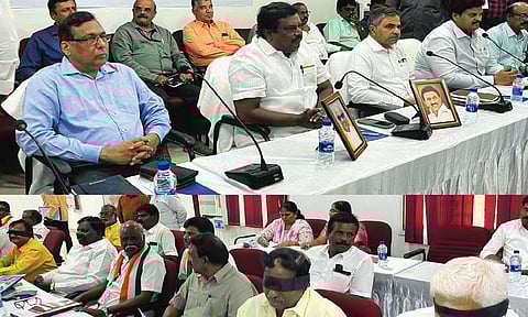 அமைச்சர் சிவசங்கர் தலைமையில் பஸ் தொழிலாளர்கள் ஊதிய ஒப்பந்த பேச்சுவார்த்தை தொடங்கியது