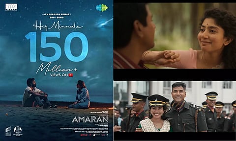 அமரன் படத்தின் `ஹே மின்னலே' பாடல் 15 கோடி பார்வைகளை கடந்தது