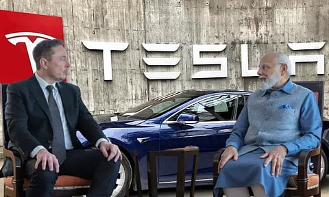 இந்தியாவில் கால் பதிக்கும் டெஸ்லா.. வேலைக்கு ஆளெடுக்கும் பணிகள் தொடக்கம்