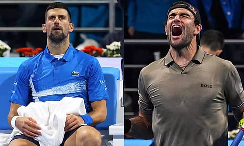 கத்தார் ஓபன் டென்னிஸ்: ஜோகோவிச்சுக்கு அதிர்ச்சி கொடுத்த இத்தாலி வீரர்