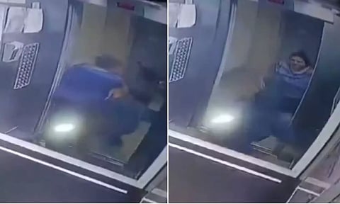 VIDEO: நாயை பார்த்து பயந்த 8 வயது சிறுவனை லிஃப்டில் இருந்து வெளியே இழுத்து அடித்த பெண் கைது