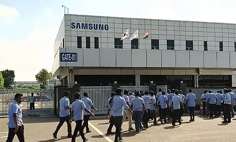 சாம்சங் நிறுவனத்தில் மேலும் 13 பேர் சஸ்பெண்டு