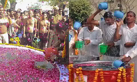 பாவத்தைக் கழுவ புனித நீராடிய 90,000 கைதிகள்.. மகா கும்பமேளா நீரை சிறைகளுக்கு கொண்டு வந்த உ.பி. அரசு