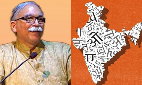 'இந்தி' படிப்படியாக தேசிய மொழியாக முன்னேற வேண்டும் - ஆர்.எஸ்.எஸ். நிர்வாகி பளிச்!