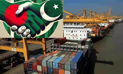 சுதந்திரத்துக்குப் பின் முதல் முறை.. பாகிஸ்தான் - வங்கதேசம் இடையே நேரடி வர்த்தகம் தொடக்கம்!