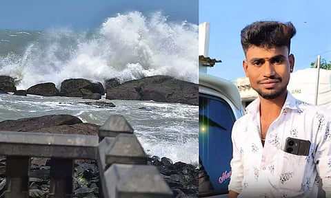 கன்னியாகுமரியில் கடல் அலையில் சிக்கி மாயமான இளைஞர் சடலமாக மீட்பு