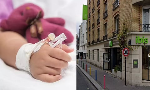 பெற்ற குழந்தையை தொப்புள் கொடியுடன் ஓட்டல் மாடியில் இருந்து கீழே வீசியெறிந்த தாய்..