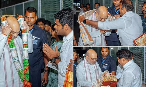 கோவை வந்தடைந்தார் உள்துறை மந்திரி அமித்ஷா