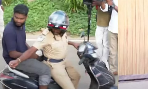 விஜய் வீட்டில் செருப்பு வீசியவர் கைது