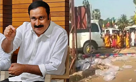 பாமக தொண்டர்களால் விசிக கொடிக்கம்பம் சேதம் - அன்புமணி வருத்தம்