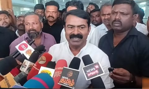 போலீஸ் விசாரணைக்கு நாளை ஆஜராக மாட்டேன்- சீமான் திட்டவட்டம்