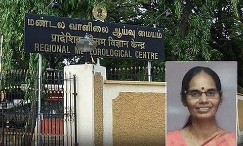 தென்மண்டல வானிலை ஆய்வு மையத்திற்கு முதல் பெண் தலைவர்