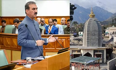 அரசு திட்டங்களுக்கு கோவில் நன்கொடையை கேட்கும் இமாச்சல் அரசு - பாஜக கடும் எதிர்ப்பு