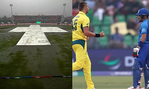 AFG Vs AUS போட்டி மழையால் கைவிடப்பட்டது-அரையிறுதிக்கு ஆஸ்திரேலியா தகுதி