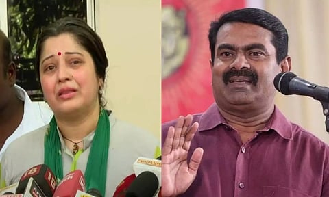விஜயலட்சுமி விவகாரம்: உங்கள் தலைவர் பெரியார் சொன்னதை தான் நான் செய்துள்ளேன் - சீமான்