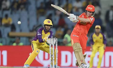 மகளிர் பிரீமியர் லீக்: உபி வாரியர்ஸ் அணிக்கு 187 ரன்கள் இலக்கு நிர்ணயித்த குஜராத்