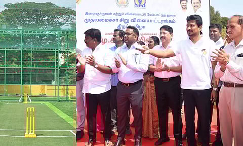 அண்ணா சாலையில் ரூ.3 கோடியில் சிறு விளையாட்டு அரங்கம்- துணை முதலமைச்சர் திறந்து வைத்தார்