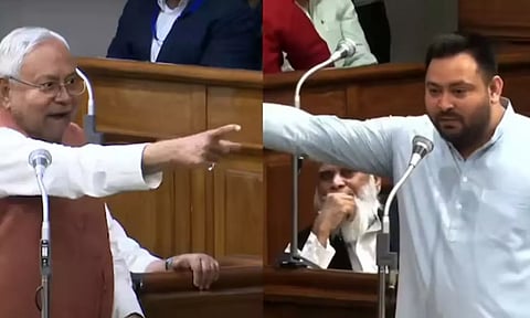 "உன் தந்தையை உருவாக்கியதே நான் தான்.." சட்டசபையில் தேஜஸ்வி யாதவுக்கு நிதிஷ் குமார் பதிலடி