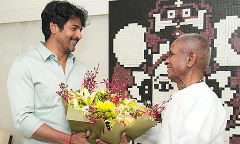 இளையராஜாவை சந்தித்து வாழ்த்து தெரிவித்த SK