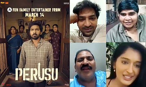 வைபவ் நடிக்கும் பெருசு படத்திற்கு 'A' சான்றிதழ்.. ஜூம் காலில் ஜாலியாக உரையாடிய படக்குழுவினர்