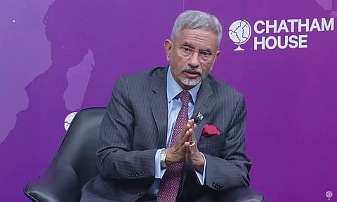 டாலருடன் எங்களுக்கு எந்தப் பிரச்சனையும் இல்லை: லண்டனில் ஜெய்சங்கர் பேச்சு